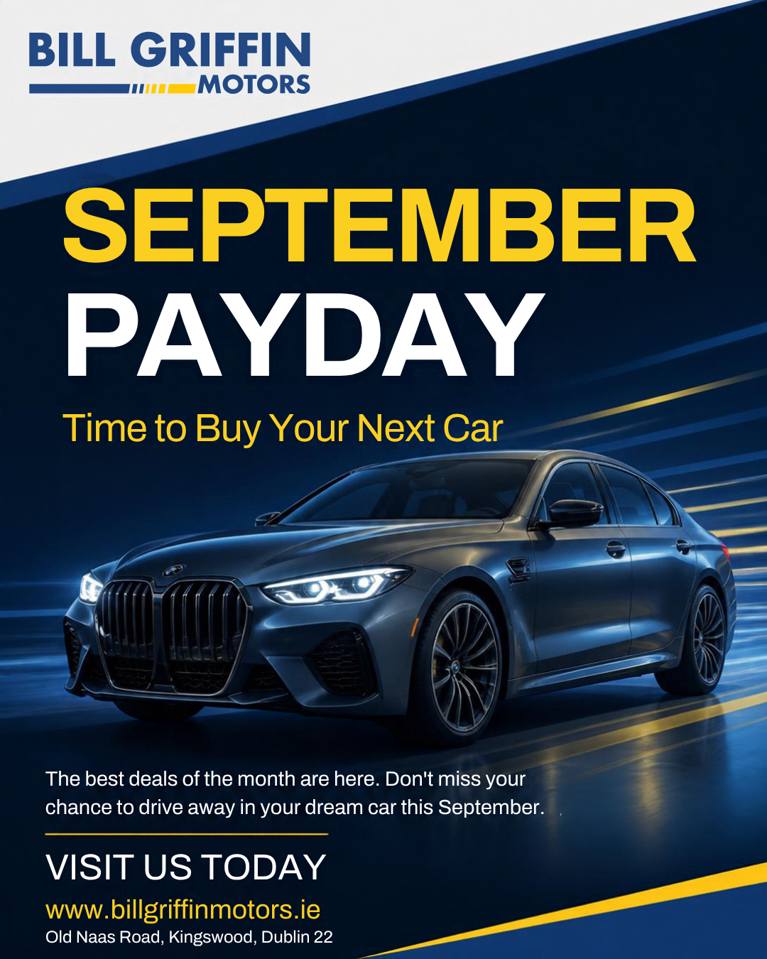 September Payday: The Perfect Time to Find Your Next Car at Bill Griffin Motors